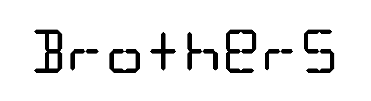 LCD Display: 14 Segment  Free Fonts Download