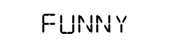 LCD Display: 14 Segment  Free Fonts Download