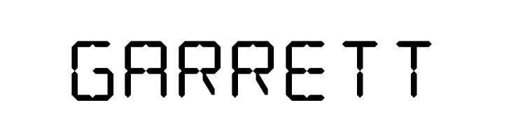 LCD Display: 14 Segment  Free Fonts Download