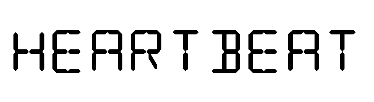 LCD Display: 14 Segment  Free Fonts Download