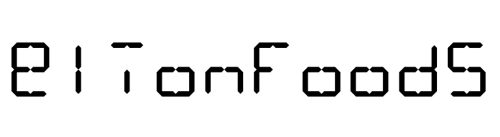 LCD Display: 14 Segment  Free Fonts Download
