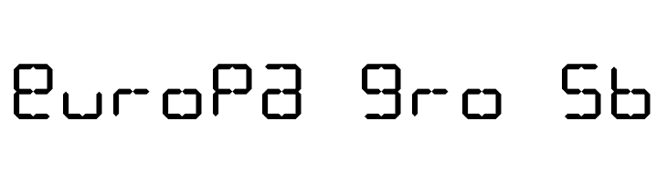 LCD Display: 14 Segment  Free Fonts Download