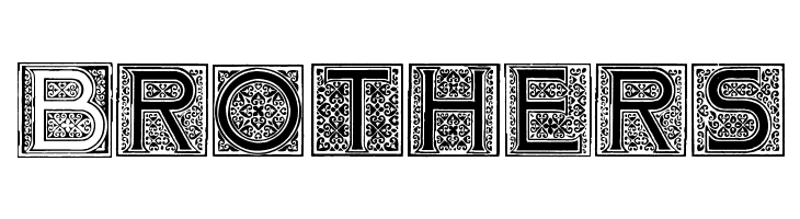 Mosaic_Initials  Free Fonts Download