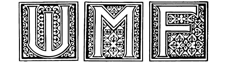 Mosaic_Initials  Free Fonts Download