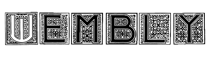 Mosaic_Initials  Free Fonts Download
