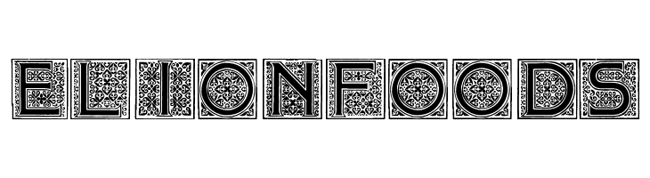 Mosaic_Initials  Free Fonts Download