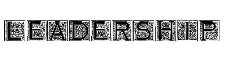 Mosaic_Initials  Free Fonts Download