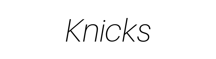 Aileron Thin Italic  Free Fonts Download