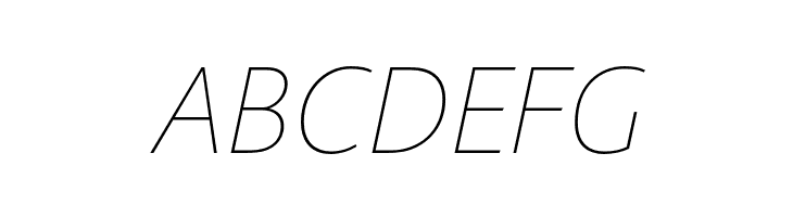 Route 159 UltraLight Italic  Free Fonts Download