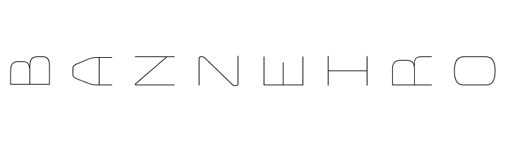 Bungee Layers Rotated Inline Regular  Free Fonts Download