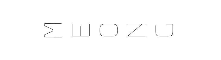 Bungee Layers Rotated Inline Regular  Free Fonts Download