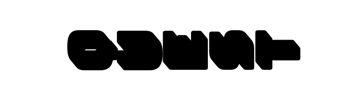 Bungee Layers Rotated Shade Regular  Free Fonts Download