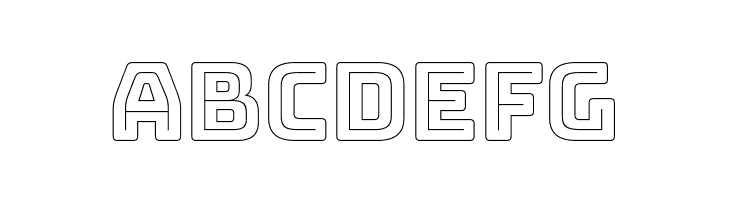 Bungee Outline  Free Fonts Download