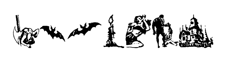 Horror Dingbats  Free Fonts Download