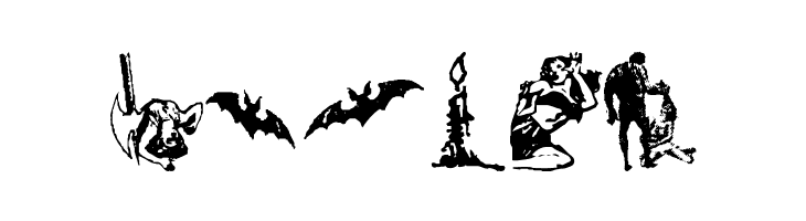 Horror Dingbats  Free Fonts Download