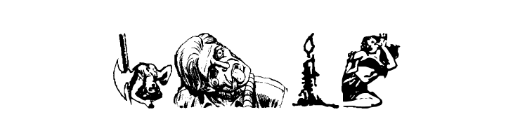 Horror Dingbats  Free Fonts Download