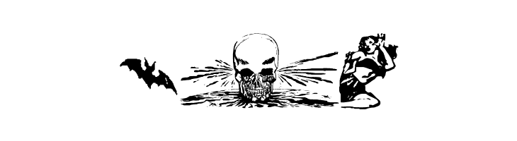 Horror Dingbats  Free Fonts Download