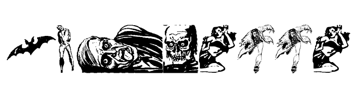Horror Dingbats  Free Fonts Download