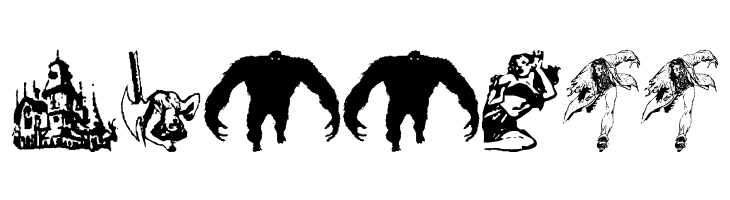 Horror Dingbats  Free Fonts Download