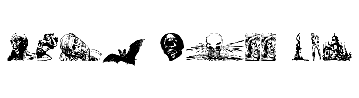 Horror Dingbats  Free Fonts Download