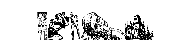 Horror Dingbats  Free Fonts Download