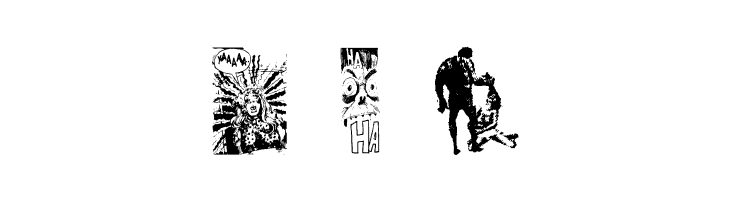Horror Dingbats  Free Fonts Download