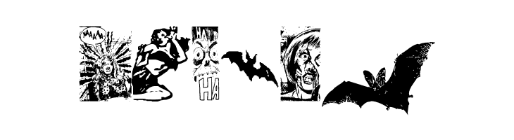 Horror Dingbats  Free Fonts Download