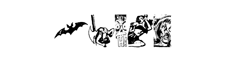 Horror Dingbats  Free Fonts Download