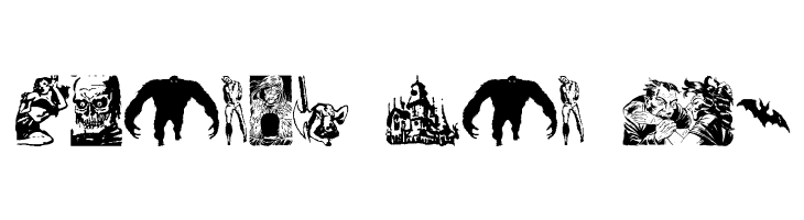 Horror Dingbats  Free Fonts Download