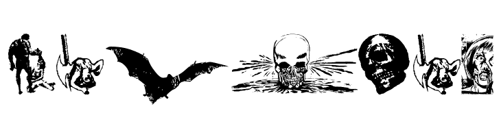 Horror Dingbats  Free Fonts Download