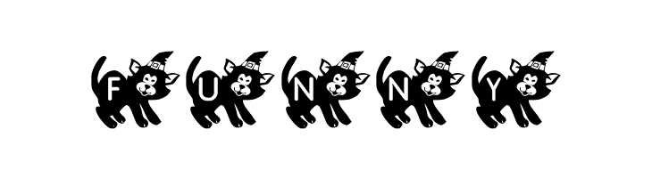 KR Halloween Kitten  Free Fonts Download