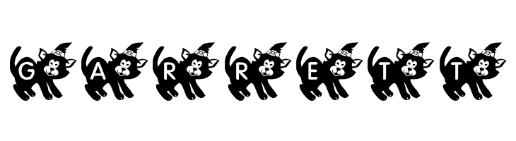 KR Halloween Kitten  Free Fonts Download