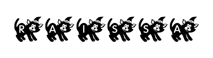 KR Halloween Kitten  Free Fonts Download