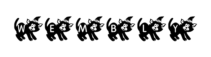 KR Halloween Kitten  Free Fonts Download