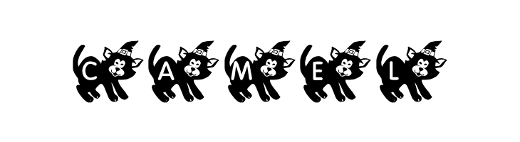 KR Halloween Kitten  Free Fonts Download