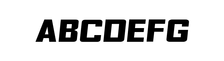 Fyodor Bold Expanded Oblique  Free Fonts Download