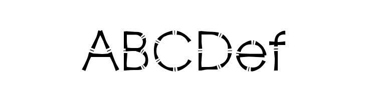 Bamboo Gothic Book  Free Fonts Download