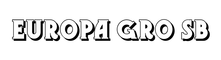 GramophoneShadedNF  Free Fonts Download