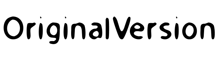 OriginalVersion Sir Smoothy Font