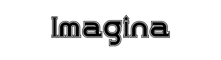 ChromeYellowInlineNF  Free Fonts Download