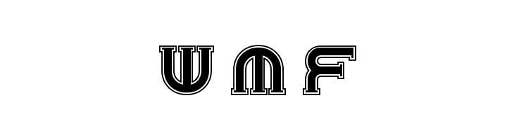ChromeYellowInlineNF  Free Fonts Download
