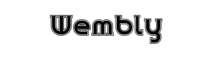 ChromeYellowInlineNF  Free Fonts Download