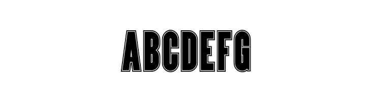 CopperCanyonInlineWBW  Free Fonts Download