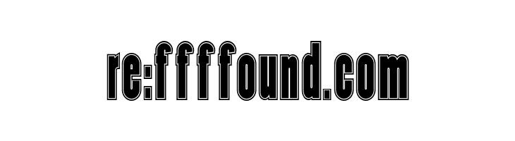 CopperCanyonInlineWBW  Free Fonts Download