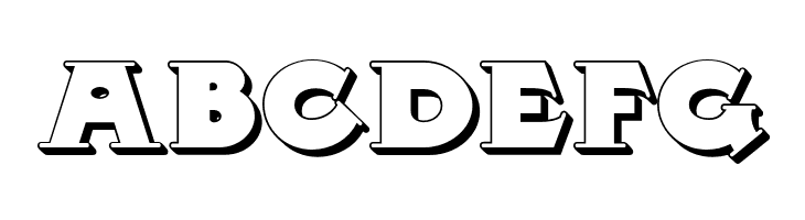 MidlandRailShadowNF  Free Fonts Download