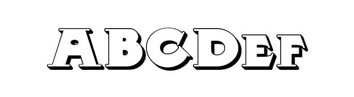 MidlandRailShadowNF  Free Fonts Download