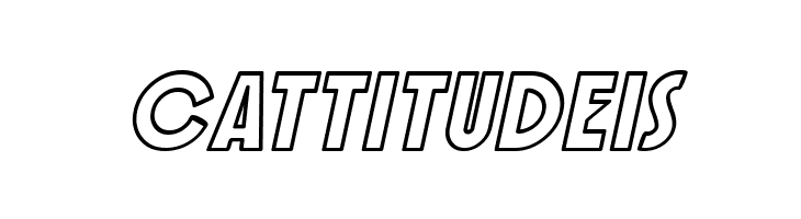 SF Speakeasy Outline Oblique  Free Fonts Download