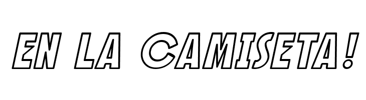 SF Speakeasy Outline Oblique  Free Fonts Download