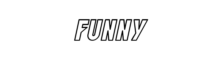 SF Speakeasy Outline Oblique  Free Fonts Download