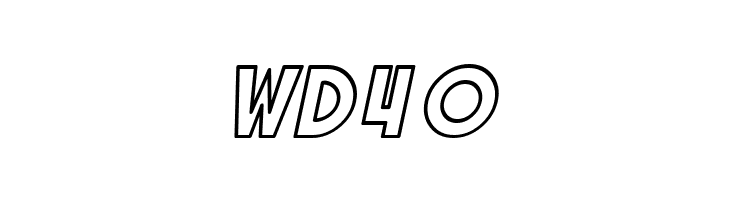 SF Speakeasy Outline Oblique  Free Fonts Download